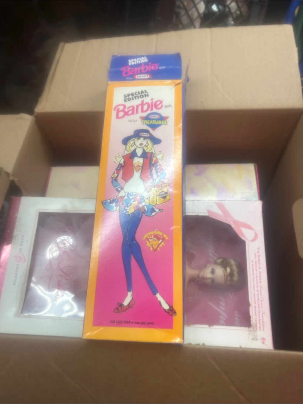 Nib Kraft cheese treasures Barbie doll